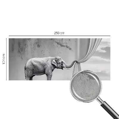 Papier peint intissé imprimé Éléphant surréaliste
