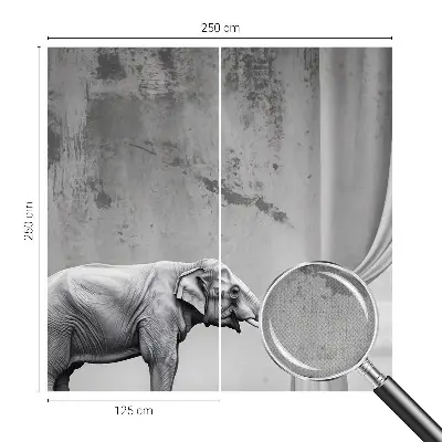 Papier peint intissé imprimé Éléphant surréaliste