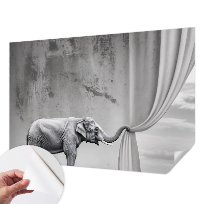 Papier peint chambre garçon Surrealistický slon