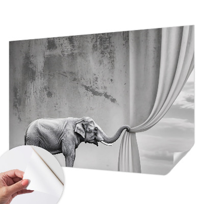 Papier peint chambre garçon Surrealistický slon