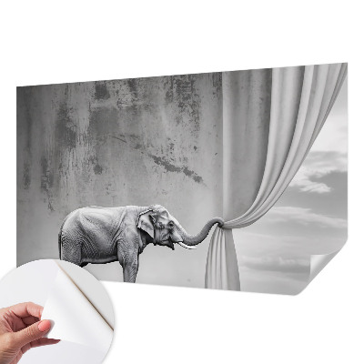 Papier peint chambre garçon Surrealistický slon