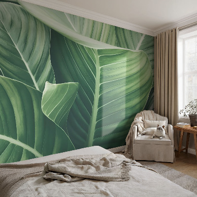 Papier peint tête de lit chambre adulte Zelený mier