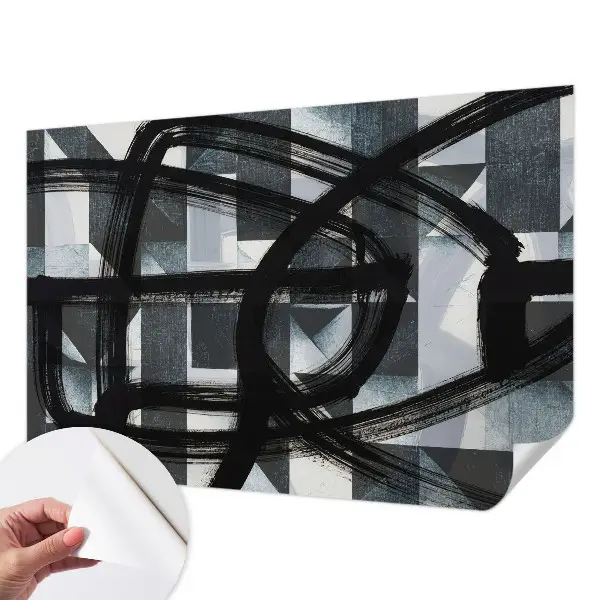 Papier peint photo sur tissu non tissé Géométrie expressive