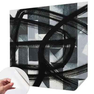 Papier peint photo sur tissu non tissé Géométrie expressive