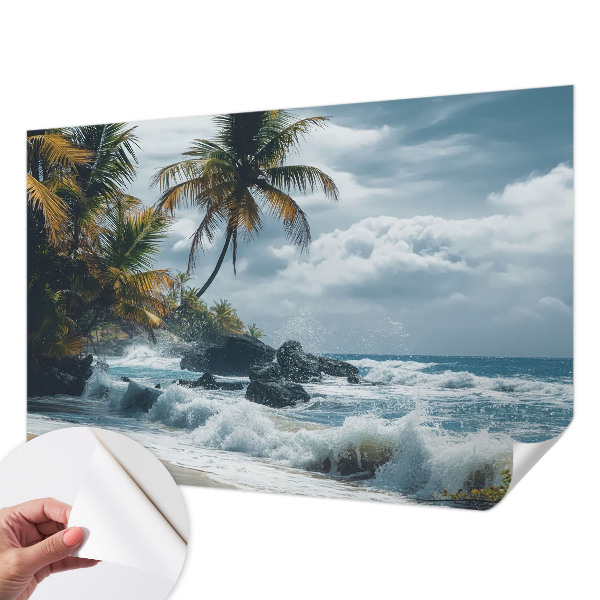 Papier peint panoramique adhésif Exotická pláž