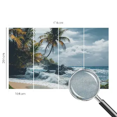 Papier peint photo grand format pour le mur Plage exotique