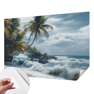Papier peint panoramique adhésif Exotická pláž
