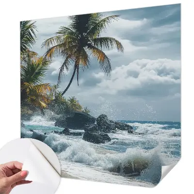 Papier peint photo grand format pour le mur Plage exotique