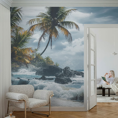 Papier peint panoramique adhésif Exotická pláž
