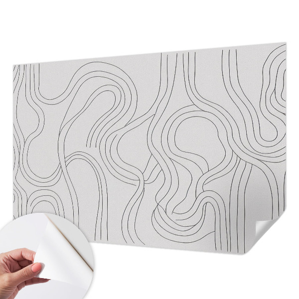 Papier peint photo autocollant Organické linky