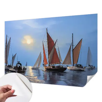 Papier peint photo imprimé sur tissu non tissé aventure en voilier