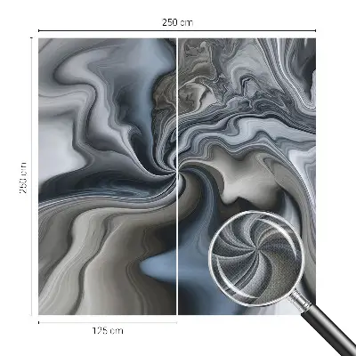 Papier peint photo sur tissu non tissé nuages ​​tourbillonnants