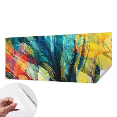 Papier peint photo grand format pour le mur Feuilles abstraites