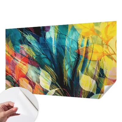 Papier peint photo grand format pour le mur Feuilles abstraites