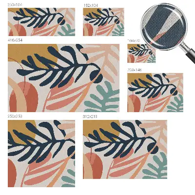Papier peint intissé Motifs feuillus