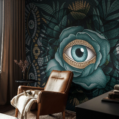 Papier peint chambre ado Kvetinové oko