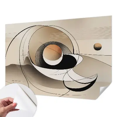 Papier peint photographique intissé Abstraction harmonieuse