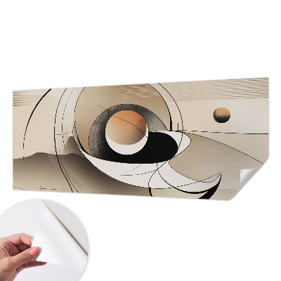 Papier peint chambre adulte cocooning Harmonická abstrakcia