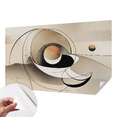 Papier peint photographique intissé Abstraction harmonieuse