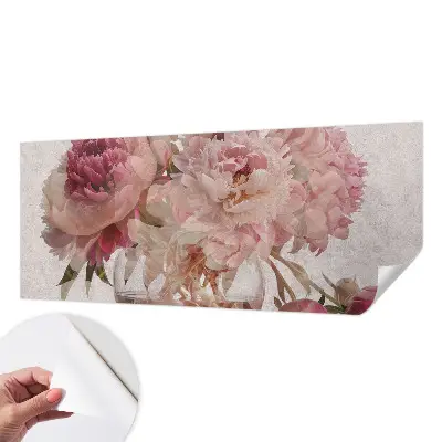 Papier peint intissé imprimé Charme de pivoine