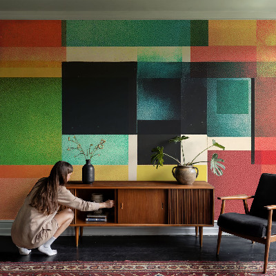 Papier peint tendance salon Geometrická abstrakcia