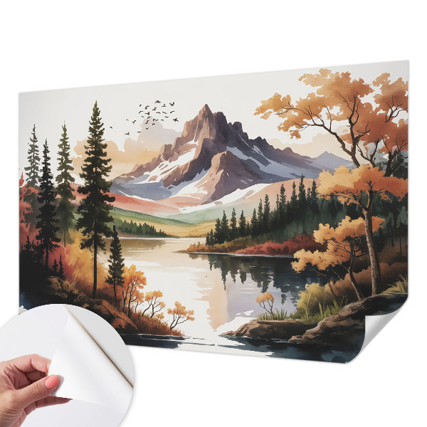 Papier peint tendance chambre adulte Horská jeseň