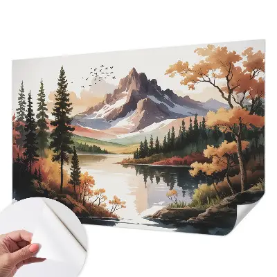 Papier peint photographique intissé Automne en montagne