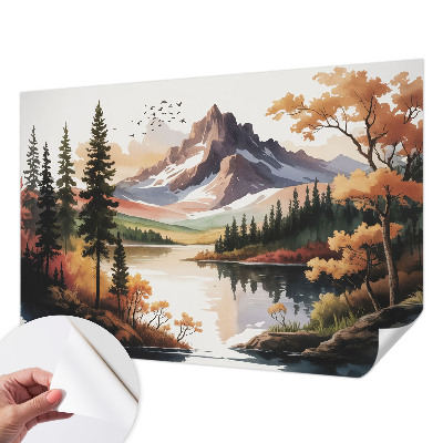 Papier peint tendance chambre adulte Horská jeseň