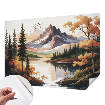 Papier peint tendance chambre adulte Horská jeseň