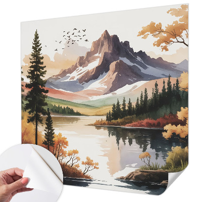 Papier peint tendance chambre adulte Horská jeseň