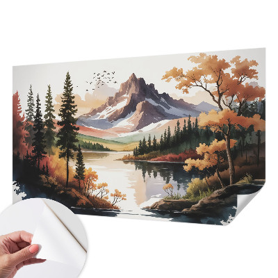 Papier peint tendance chambre adulte Horská jeseň