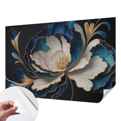 Déco papier peint salon Kvetinový vzor