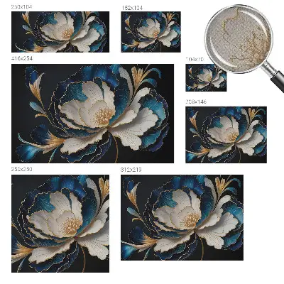Papier peint photographique sur tissu non tissé Motif floral