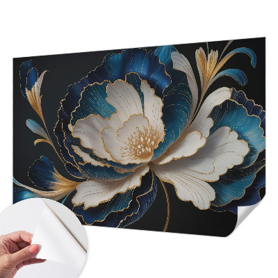 Déco papier peint salon Kvetinový vzor