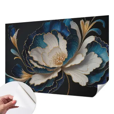 Papier peint photographique sur tissu non tissé Motif floral
