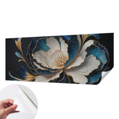 Déco papier peint salon Kvetinový vzor