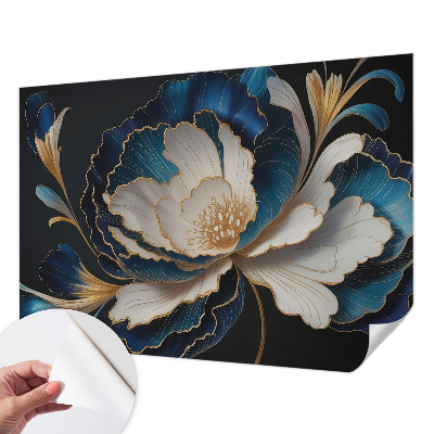 Déco papier peint salon Kvetinový vzor
