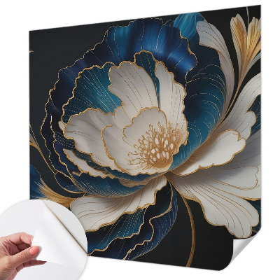 Déco papier peint salon Kvetinový vzor