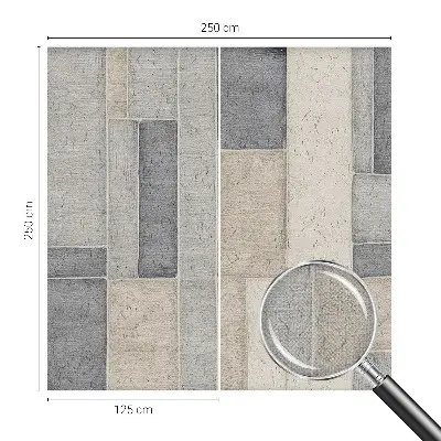 Papier peint intissé Mosaïque géométrique