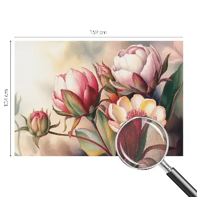 Papier peint intissé imprimé Un bouquet de fleurs