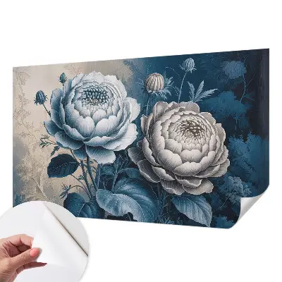 Papier peint photographique intissé Fleurs romantiques