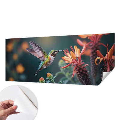 Papier peint tendance salon Kvety kolibríka