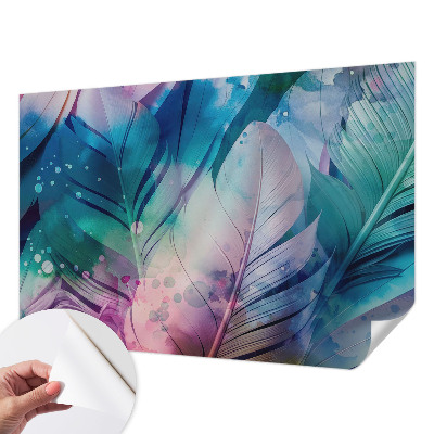 Déco papier peint salon Farebné perie