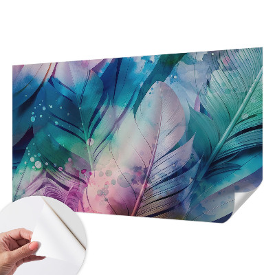 Déco papier peint salon Farebné perie