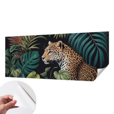 Papier peint décoratif salon Exotický leopard