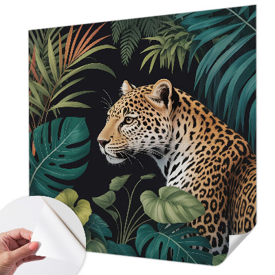 Papier peint décoratif salon Exotický leopard