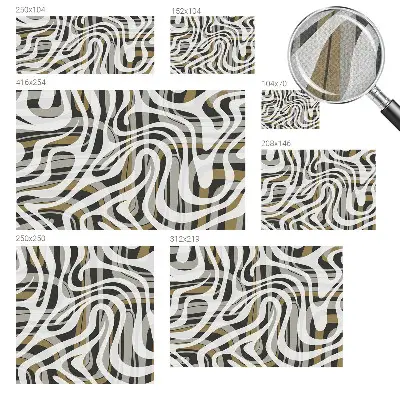 Papier peint photo sur tissu non tissé Lignes abstraites