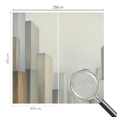 Papier peint photographique sur tissu non tissé gratte-ciel de la ville