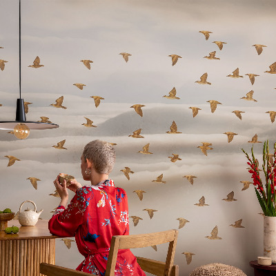 Papier peint tendance salon Vtáky za letu