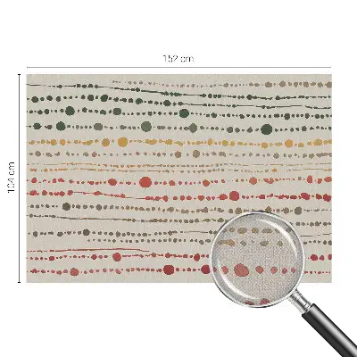 Papier peint photo imprimé sur tissu non tissé Points colorés